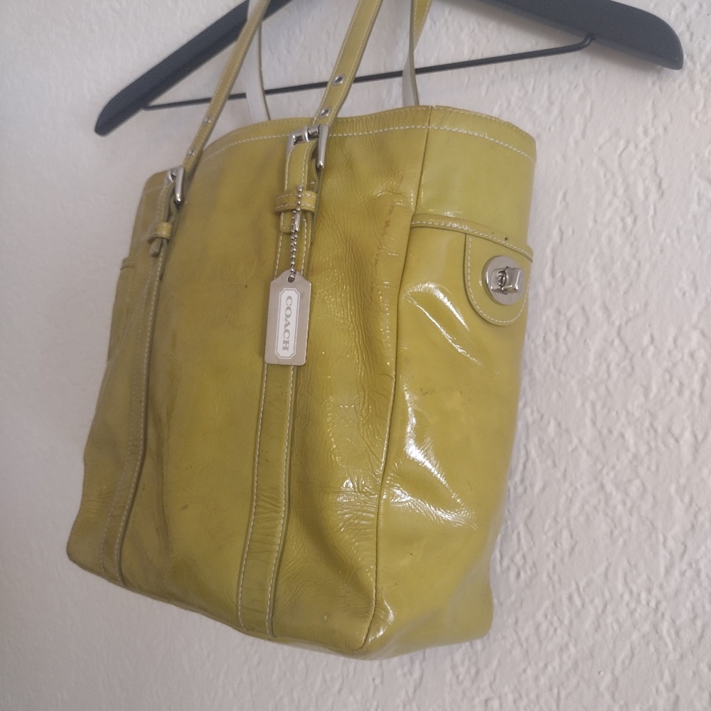 Coach Patent Leather Purse - Picture 12 of 16